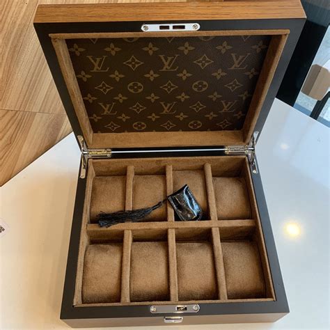 fake lv watch case|louis vuitton watch display case.